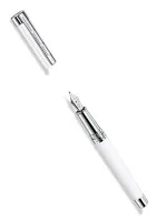 ★20％OFF★【ステッドラー】premium　レシーナ　万年筆　ホワイト　F(細字)　9PB110FJ