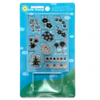 【オエステ会限定】Oeste stamp 西日本お散歩コース～花樹～　オエステスタンプ　クリアスタンプ　植物　OE-KK01