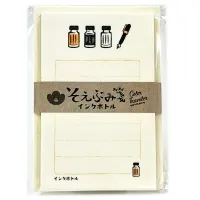 【多山文具オリジナル】カラートラベラー　そえぶみ箋　インクボトル　古川紙工　美濃和紙　ミニレター